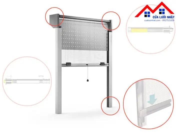 CỬA LƯỚI CHỐNG MUỖI CUỘN ROLL INFLY – GENIUS