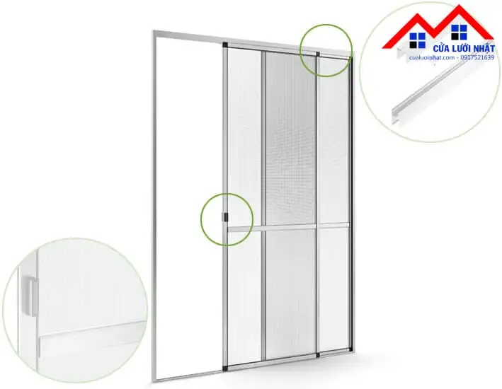 Cửa Lưới Chống Muỗi Dạng Trượt - Lùa
