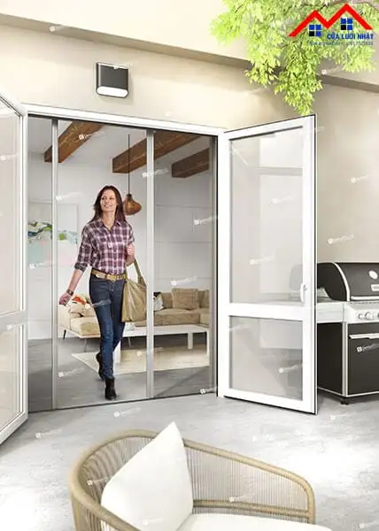 CỬA LƯỚI CHỐNG MUỖI SASH DOORS - GENIUS - Ảnh 5