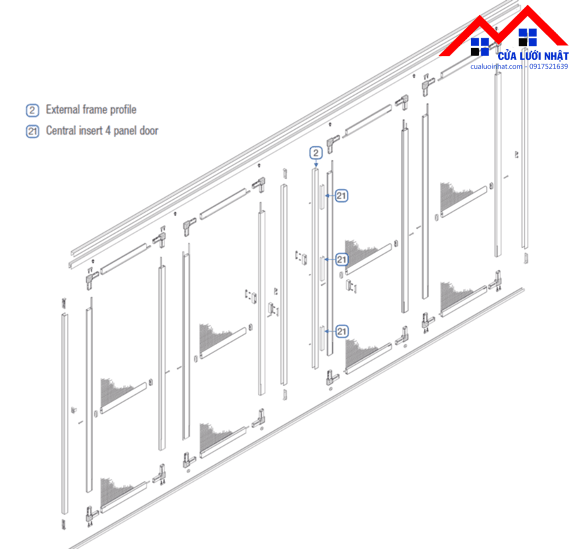 CỬA LƯỚI CHỐNG MUỖI SLIDING FRAMES - GENIUS - Ảnh 5